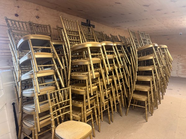 Gold Chiavari Event Chairs