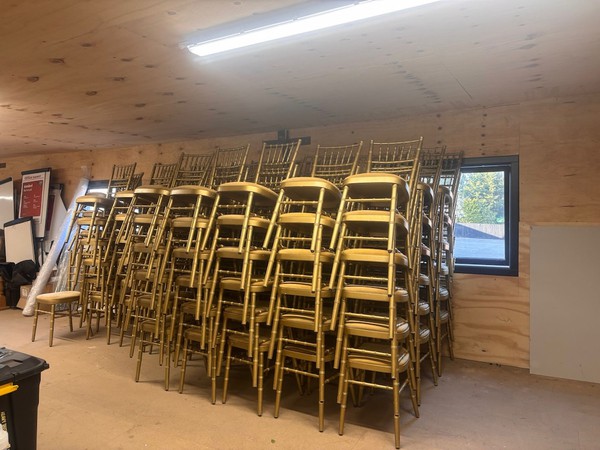 Gold Chiavari Ceremony Chairs