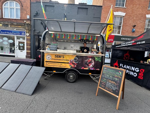 Solar powered food trailer for sale