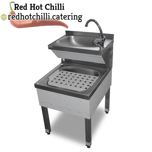 0.5m Stainless Steel Janitorial Sink and Basin