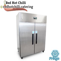 Polar Double Door Upright Fridge