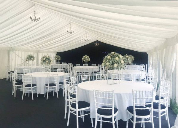 9m pleated marquee linings for sale 9m pleated marquee linings for sale