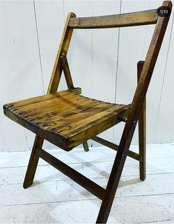 20x Vintage Wooden Chairs For Sale