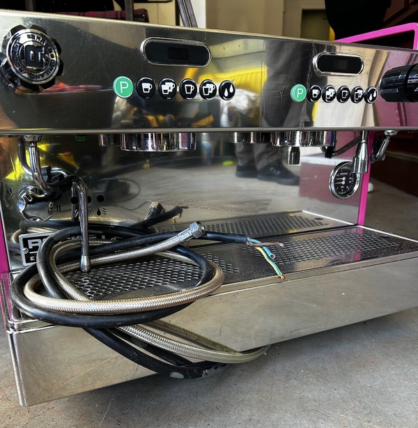 Pink Rocket Boxer Espresso Machine