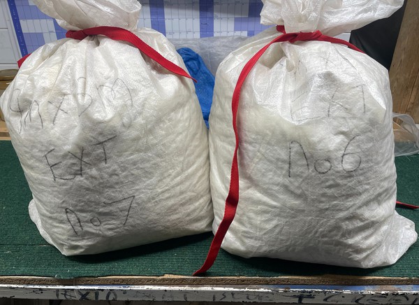 Secondhand Pleated Ivory Roof Linings