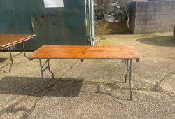 10x 6ft Trestle Tables For Sale