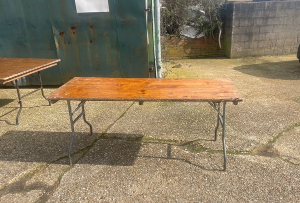 10x 6ft Trestle Tables For Sale
