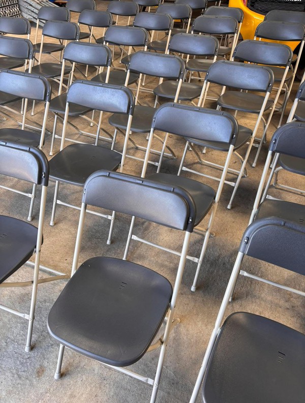 Secondhand Plastic Folding Chairs