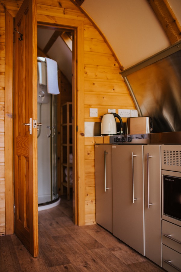 Secondhand glamping pod