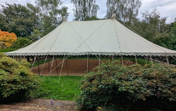 30ft x 50ft Traditional Pole Marquee