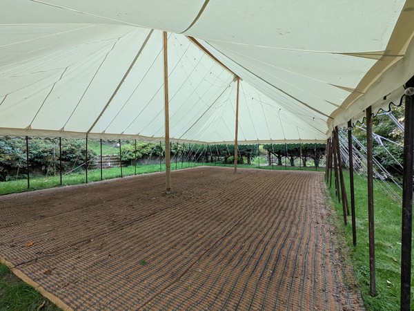 30ft x 50ft Traditional Pole Marquee, Flooring & Lighting - Northamptonshire 18