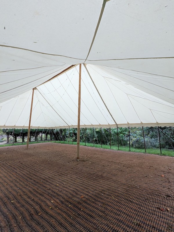 30ft x 50ft Traditional Pole Marquee, Flooring & Lighting - Northamptonshire 17