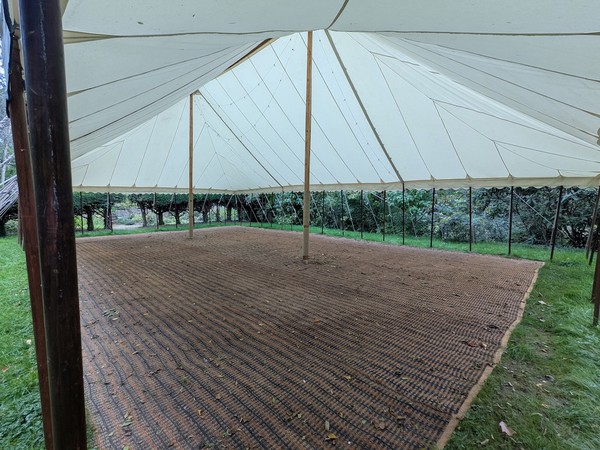30ft x 50ft Traditional Pole Marquee, Flooring & Lighting - Northamptonshire 15