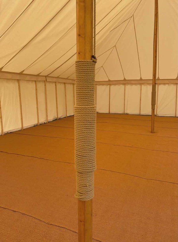 30ft x 50ft Traditional Pole Marquee, Flooring & Lighting - Northamptonshire 12
