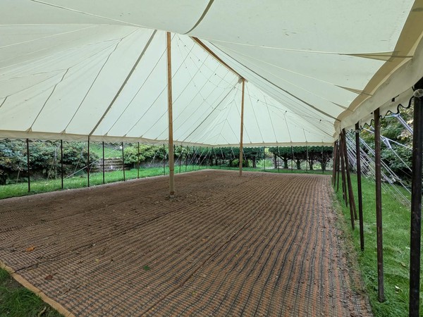 30ft x 50ft Traditional Pole Marquee, Flooring & Lighting - Northamptonshire 14