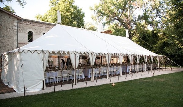 Secondhand 30ft x 50ft Traditional Pole Marquee