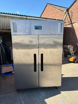 Polar Double Door Upright Fridge