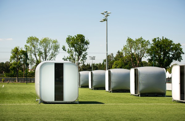 festival accommodation pod