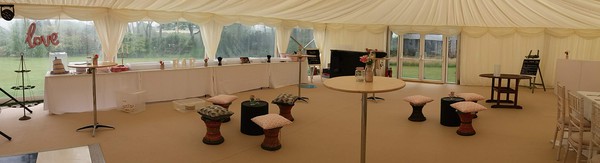 Marquee With Floors And Linings For Sale