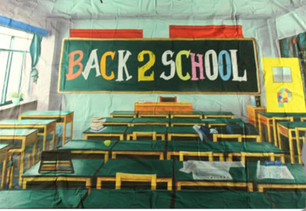 6m x 4m 'Back 2 School' Backdrop For Sale 6m x 4m 'Back 2 School' Backdrop For Sale