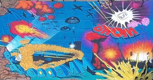 6m x 4m Comic Book Backdrop For Sale