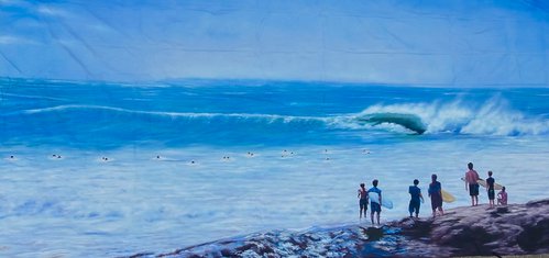 8m x 4m Surfers Beach Backdrop For Sale