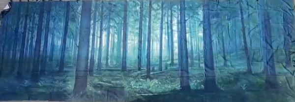 8m x 4m Dark Forest Backdrop For Sale