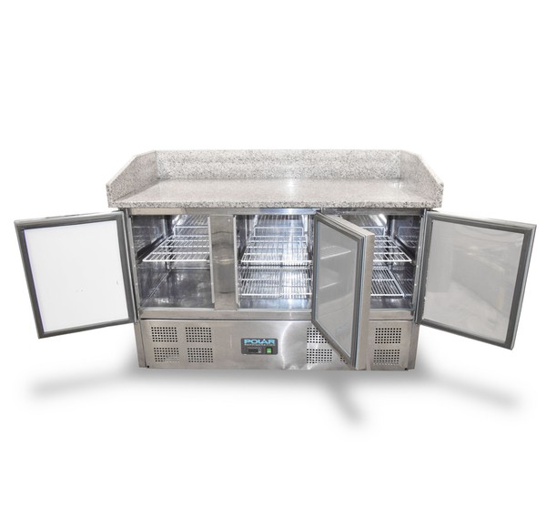 Secondhand Polar 3 Door Prep Fridge Secondhand Polar 3 Door Prep Fridge