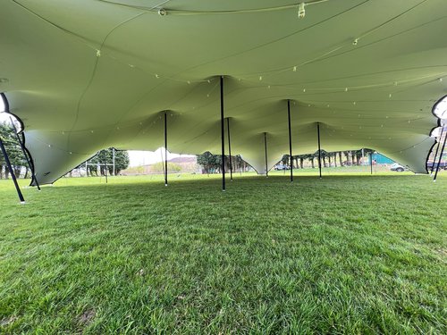 Stretch tent for sale 15m x 21m