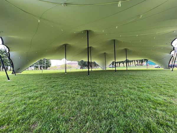 Stretch tent for sale 15m x 21m