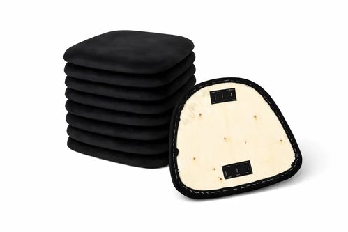 Black banqueting chair seat pads for sale