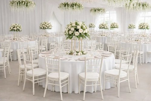 Limewash Chiavari Banqueting Chairs for sale