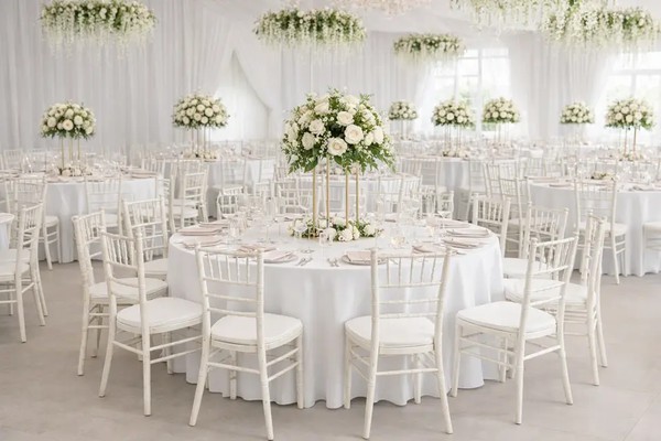 Limewash Chiavari Banqueting Chairs for sale