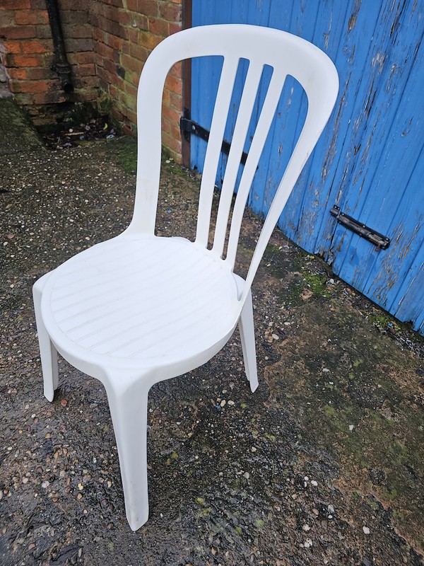 White Bistro Garden Chairs