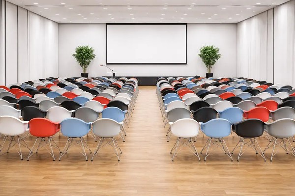 Eames Eiffel  Armchairs in rows