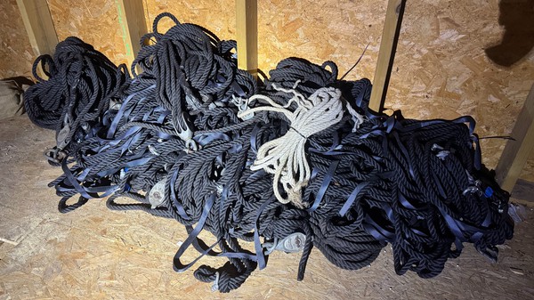 Secondhand 12m x 85m Canvas Pole Marquee