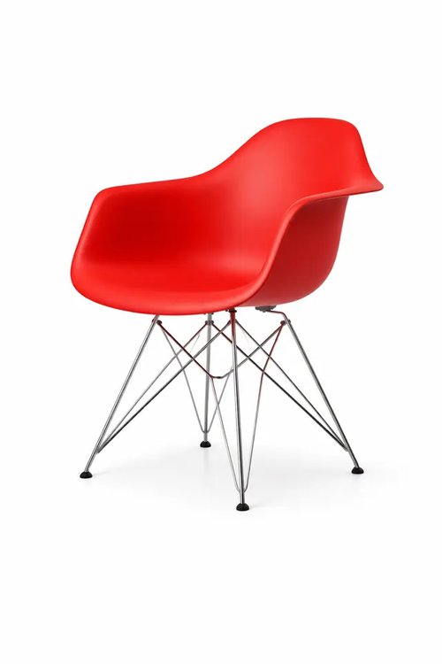 Red Eames Eiffel Armchair