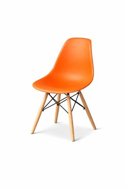 Orange Eames Chairs