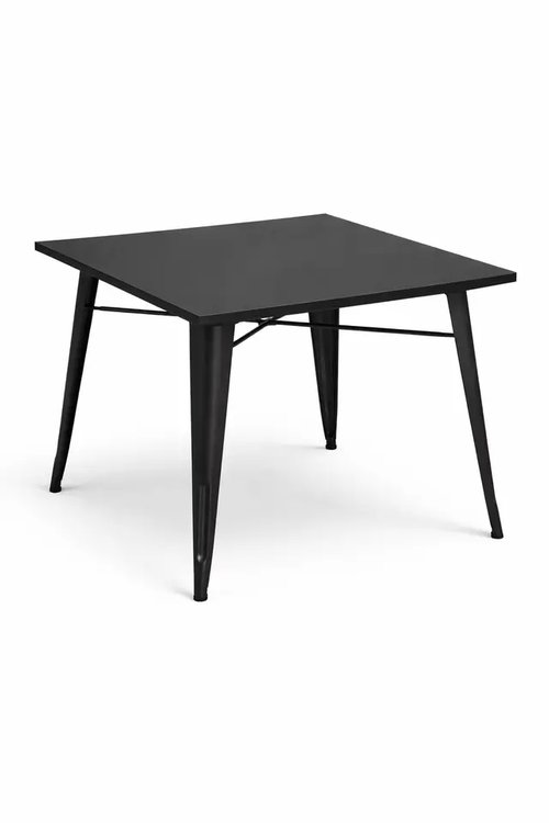Black steel cafe tables for sale