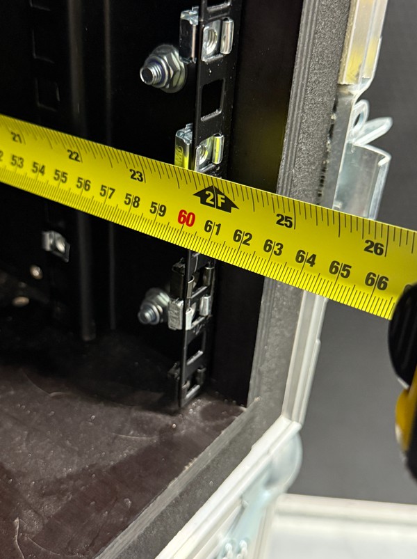 Used 3x 10U Foam Shockmount Case Used 3x 10U Foam Shockmount Case