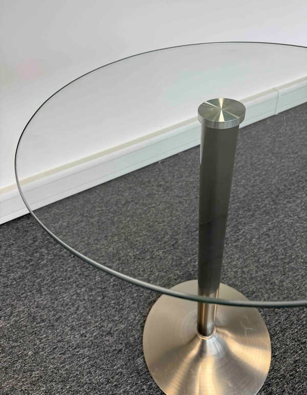 Secondhand 16x Glass Top Poseur Tables