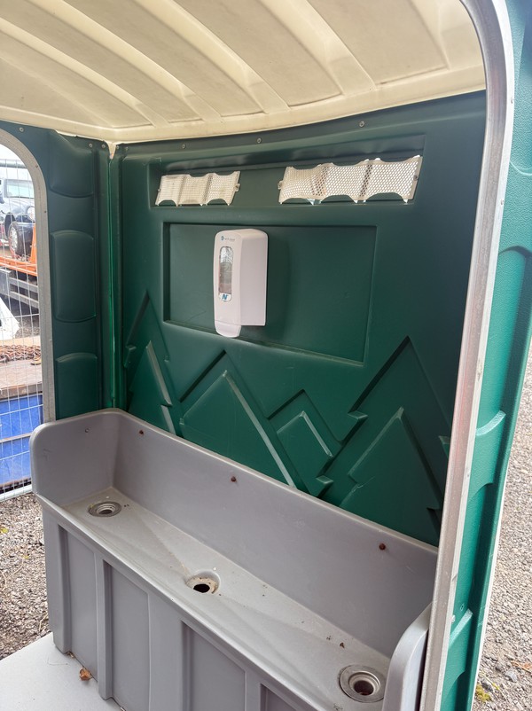 Secondhand 2x Walk-Through Urinal Pods For Sale