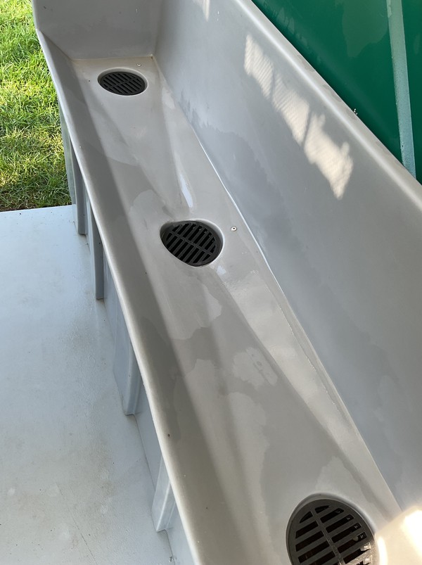 Used 6 Man Open Ended Urinal