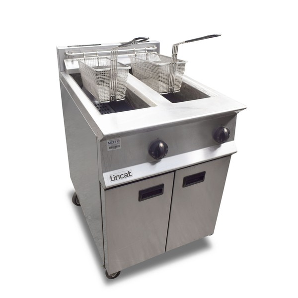 Twin tank gas fryer for sale
