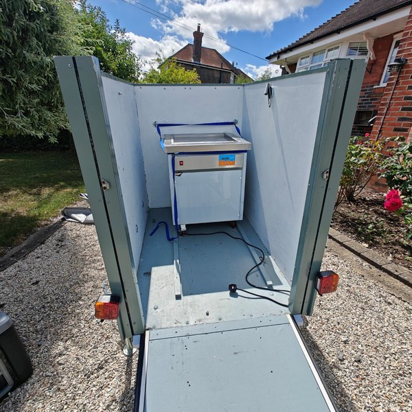 Rolled Ice Cream Machine box trailer