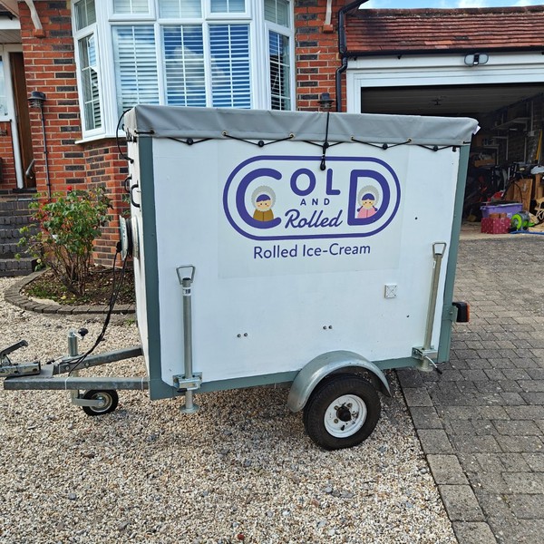 Rolled Ice Cream Machine trailer