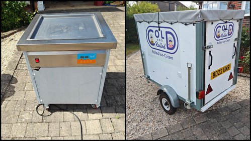 Rolled Ice Cream Machine business for sale