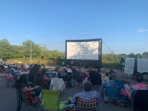 Inflatable Outdoor Movie Screens for sale