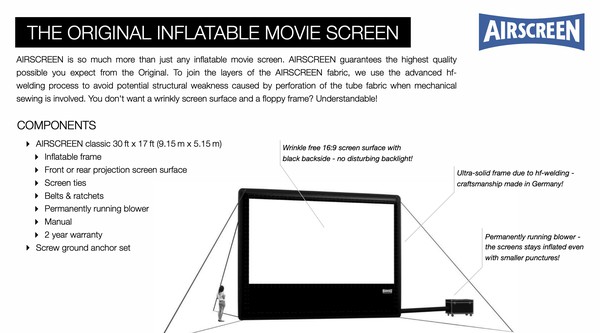 Festival inflatable movie screen Festival inflatable movie screen