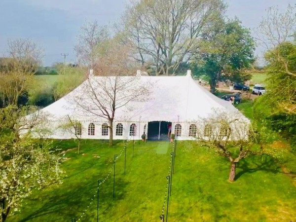 80' x 40' Wedding marquee for sale